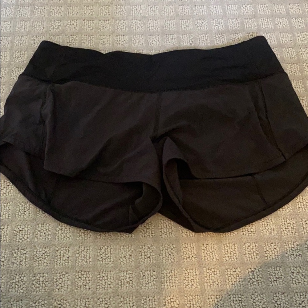 Black Lululemon Speed short